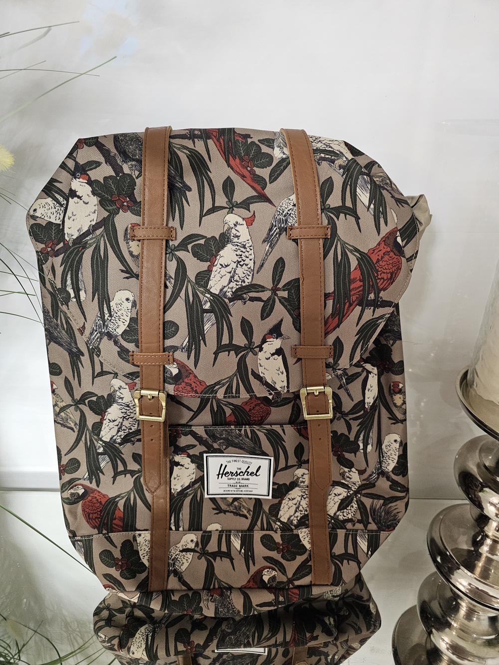 Herschel Supply Company Retreat Backpack -Brindle Parlour Botanical ParrotPrint